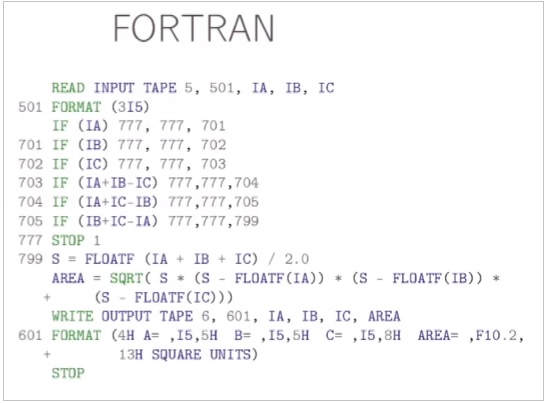 Программа на Фортране